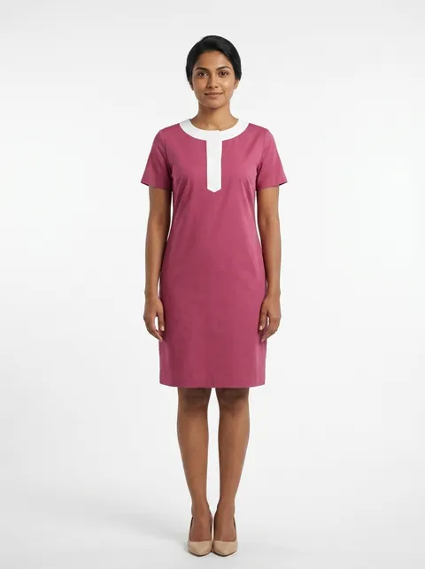 DrapeStudio result: a pink dress worn by an adult model